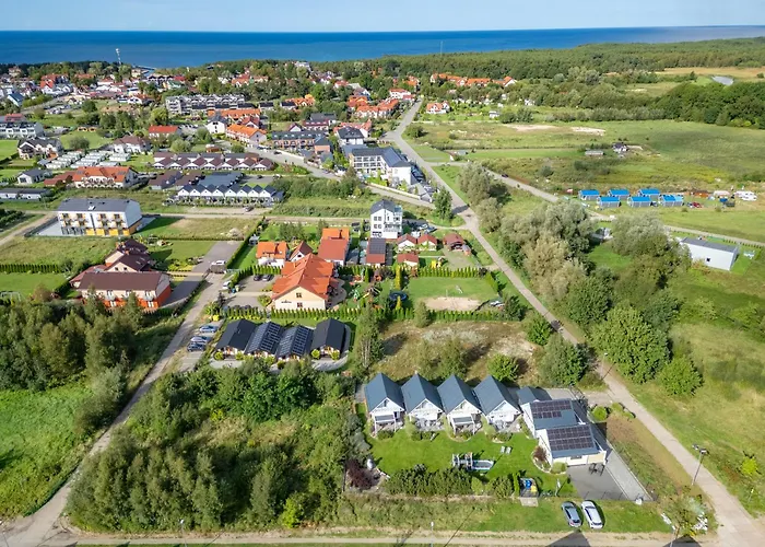 Nad Morzem Otulone Sloncem Ferienhaus Rowy (Pomerania)